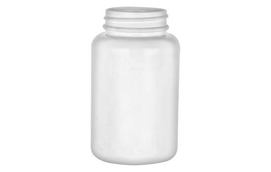 250 cc Clear PET plastic packer bottle with 45-400 Neck Finish 250 cc Clear PET plastic packer bottle with 45-400 Neck Finish
